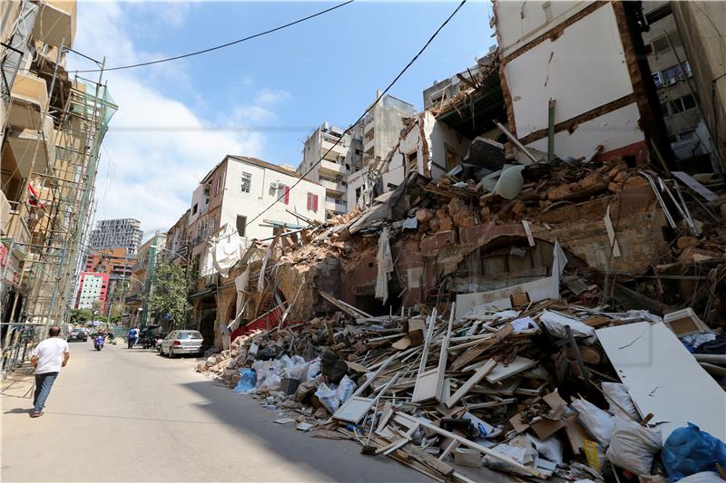 LEBANON BEIRUT EXPLOSION AFTERMATH