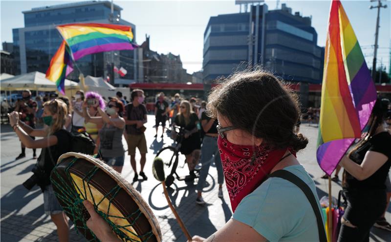 POLAND LGBT SOLIDARITY GATHERING