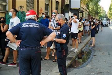 ITALY PANDEMIC CORONAVIRUS TEST