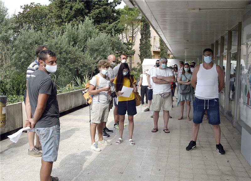 Rijeka: Testiranje turista na koronavirus