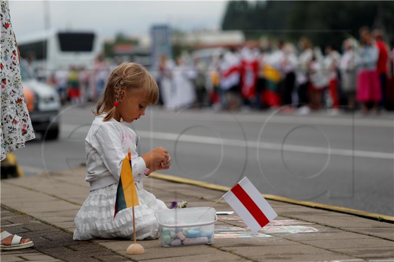 LITHUANIA BELARUS PROTEST