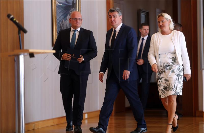 Milanović i Domac nakon sjednice Vijeća za energetsku tranziciju