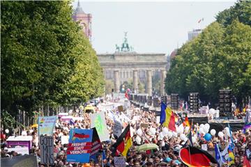 GERMANY PROTEST PANDEMIC CORONAVIRUS COVID19