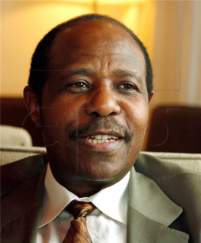 (FILE) RWANDA JUSTICE RUSESABAGINA ARREST