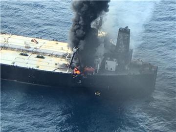 SRI LANKA SHIP FIRE