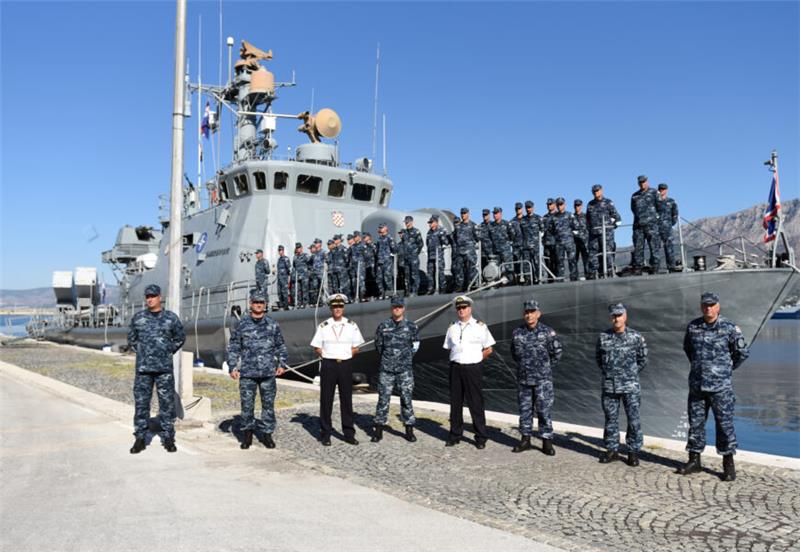 Ispraćaj broda HRM-a u NATO operaciju Sea Guardian