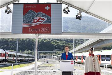 SWITZERLAND TRANSPORT CENERI BASE TUNNEL