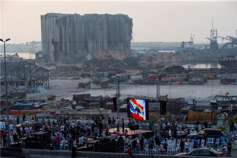 LEBANON BEIRUT PORT EXPLOSION ONE MONTH AFTERMATH