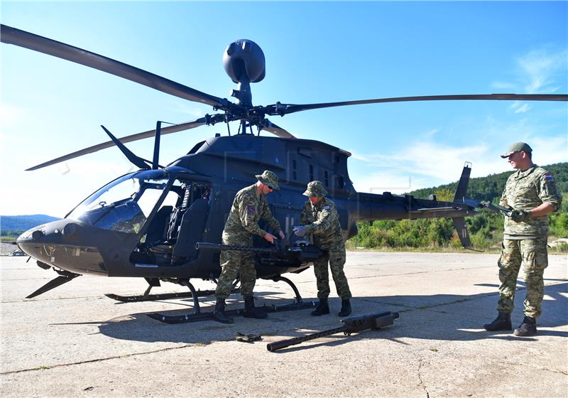 Provedena i osvježena bojeva gađanja i raketiranja iz Kiowa Warriora