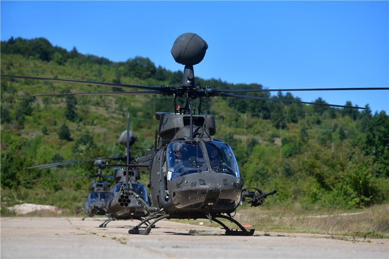 Provedena i osvježena bojeva gađanja i raketiranja iz Kiowa Warriora