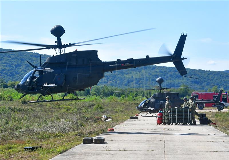 Provedena i osvježena bojeva gađanja i raketiranja iz Kiowa Warriora