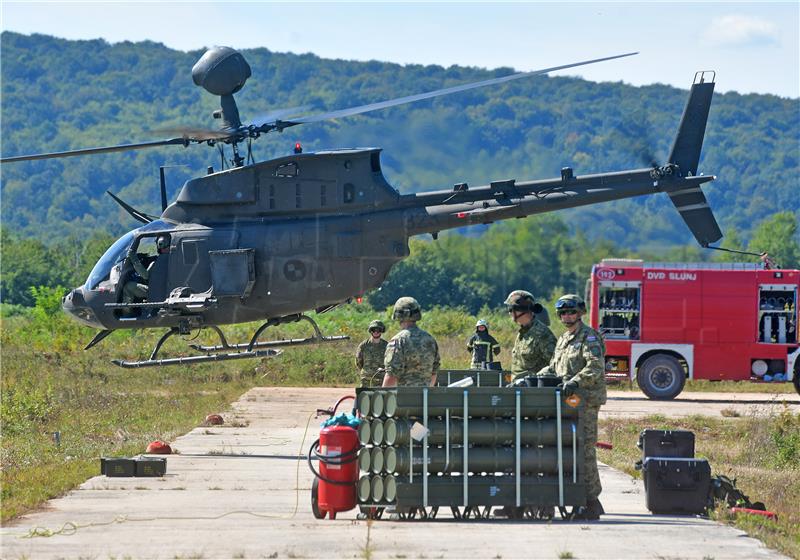 Provedena i osvježena bojeva gađanja i raketiranja iz Kiowa Warriora