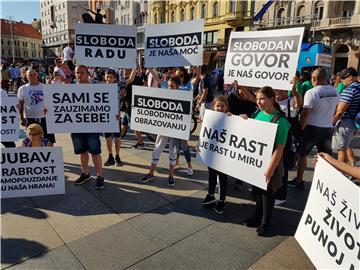 Festival slobode na zagrebačkom glavnom trgu