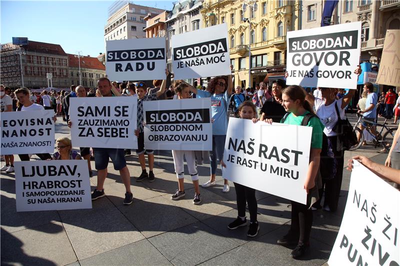 Festival slobode na zagrebačkom glavnom trgu