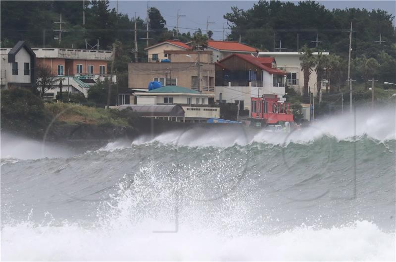 SOUTH KOREA WEATHER TYPHOON HAISHEN