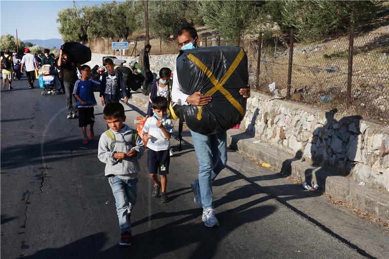 GREECE MIGRATION REFUGEES MORIA CAMP