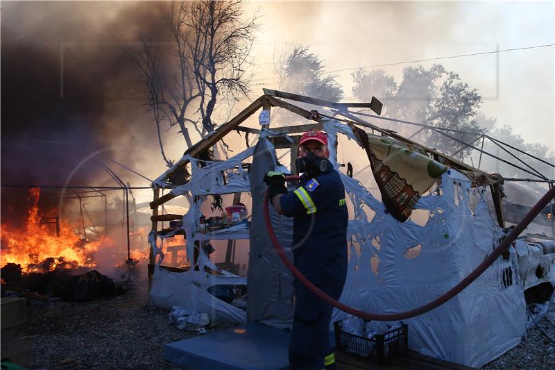 GREECE MIGRATION REFUGEES MORIA CAMP