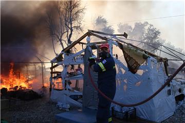 GREECE MIGRATION REFUGEES MORIA CAMP