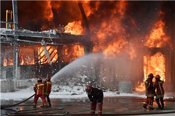 LEBANON BEIRUT PORT FIRE