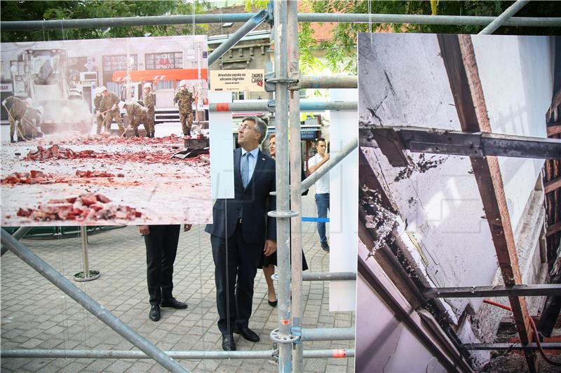 Exhibition of photographs with motifs of Zagreb earthquake opens