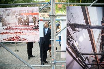 Exhibition of photographs with motifs of Zagreb earthquake opens