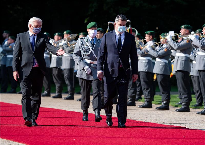 Croatian President Zoran Milanovic in Berlin