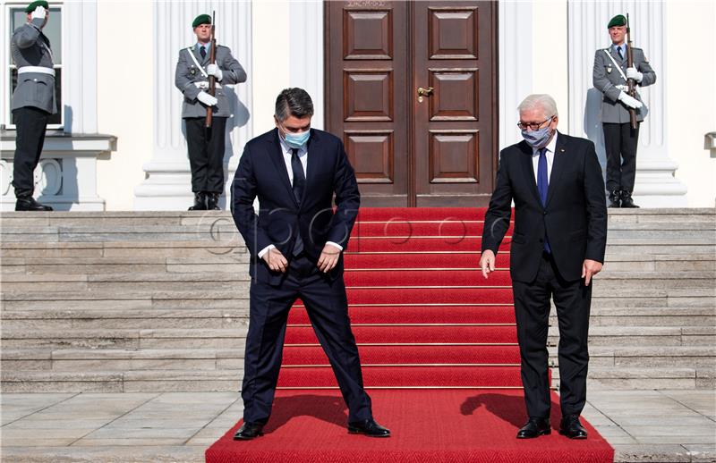 Croatian President Zoran Milanovic in Berlin