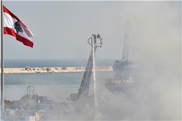 LEBANON BEIRUT PORT FIRE