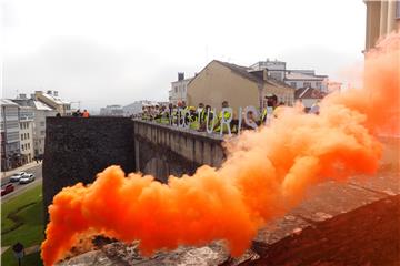 SPAIN ALCOA WORKERS PROTEST