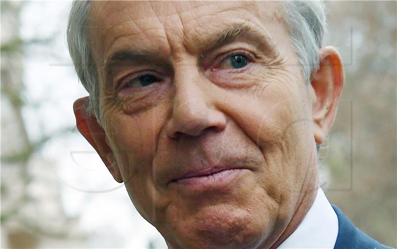 (FILE) BRITAIN BREXIT BLAIR MAJOR