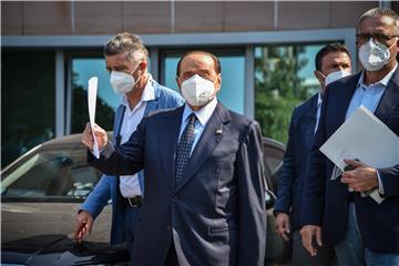 ITALY PEOPLE BERLUSCONI COVID-19 HOSPITAL