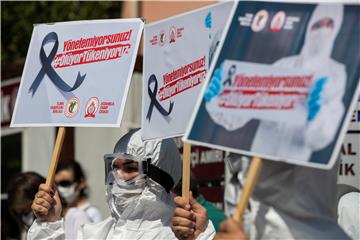 TURKEY PROTEST PANDEMIC CORONAVIRUS CO​VID19