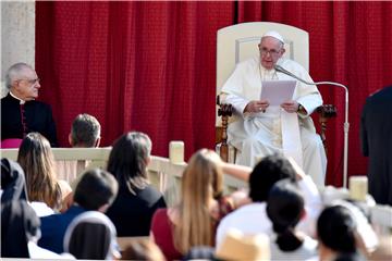 VATICAN POPE GENERAL AUDIENCE