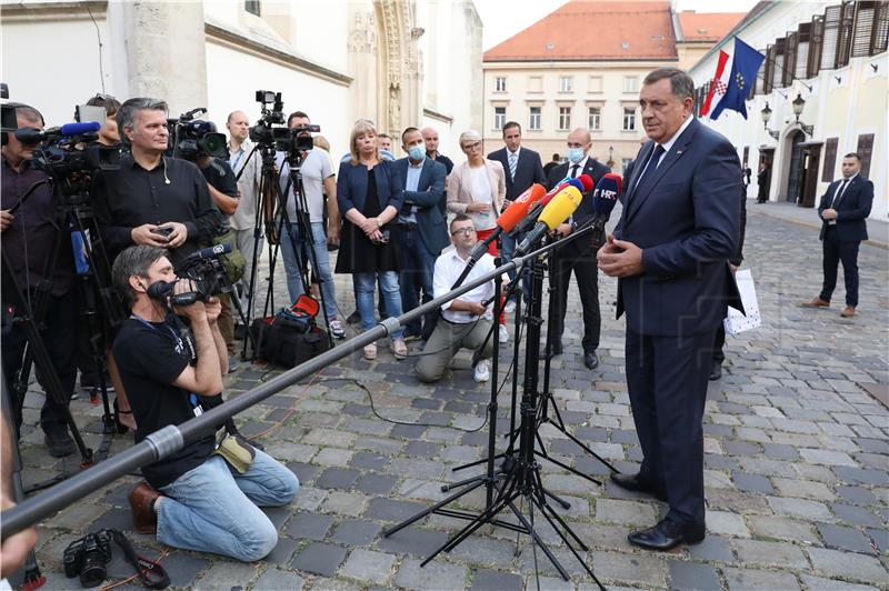 Izjava Milorada Dodika nakon sastanka sa premijerom Plenkovićem