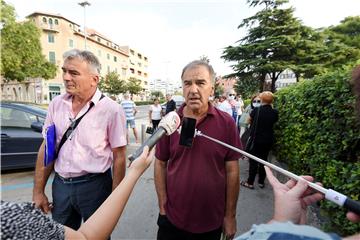 Konferencija za medije Vjerovnika, radnika hotela Marjan u Splitu