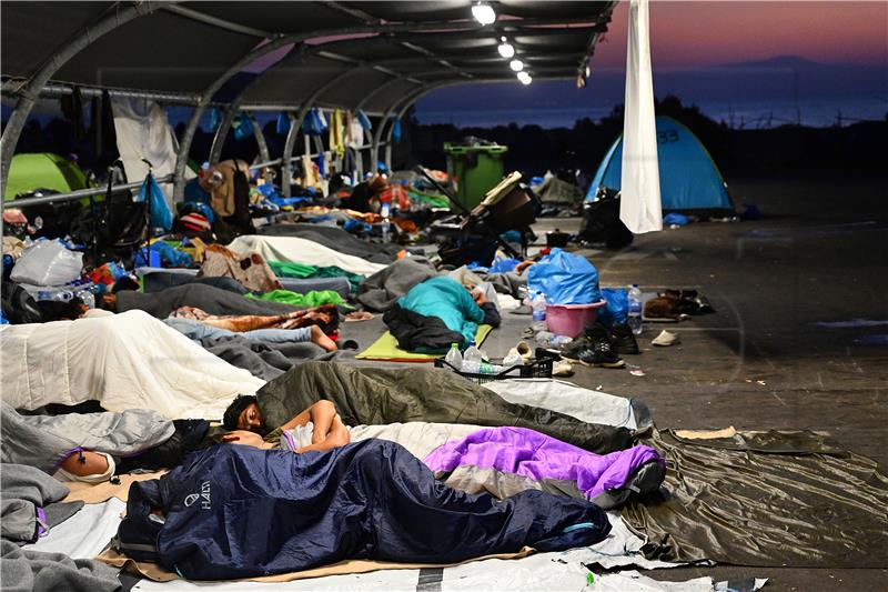 GREECE MIGRATION REF​UGEES MORIA CAMP AFTERMATH