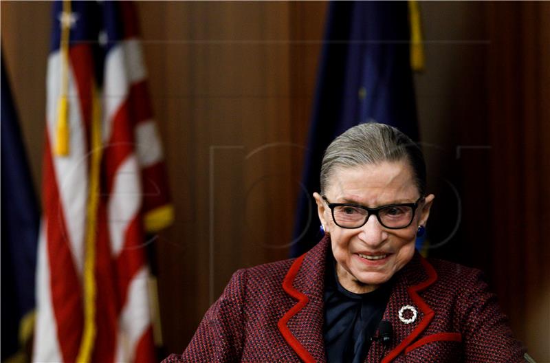 (FILE) USA OBIT JUSTICE GINSBURG