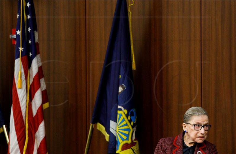 (FILE) USA OBIT JUSTICE GINSBURG