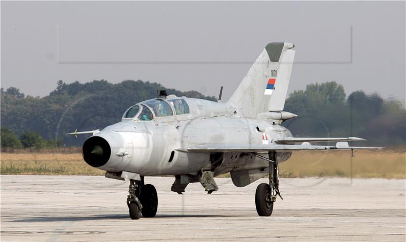 Serbian MiG-21 crashes, pilot reportedly killed