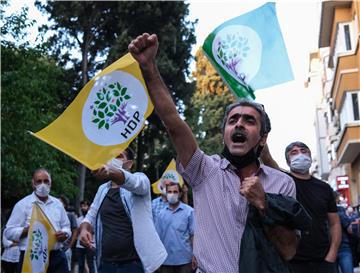 TURKEY KURDS PROTEST