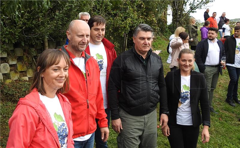 Pregrada: Milanović na manifestaciji „Branje grojzdja” 