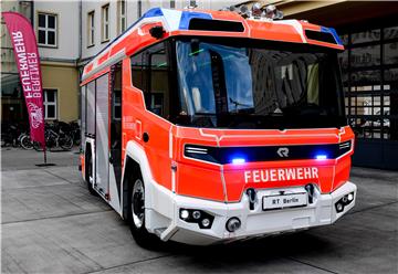 GERMANY FIRE BRIGADE ELECTRO CAR