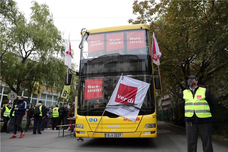 GERMANY STRIKE PUPLIC TRANSPORT