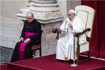 VATICAN POPE FRANCIS GENERAL AUDIENCE