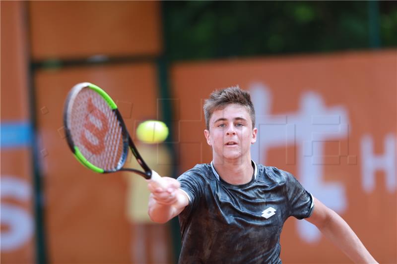 Duje Ajduković u četvrtfinalu ATP Challengera u Splitu