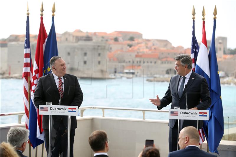 Plenković i Pompeo održali zajedničku tiskovnu konferenciju