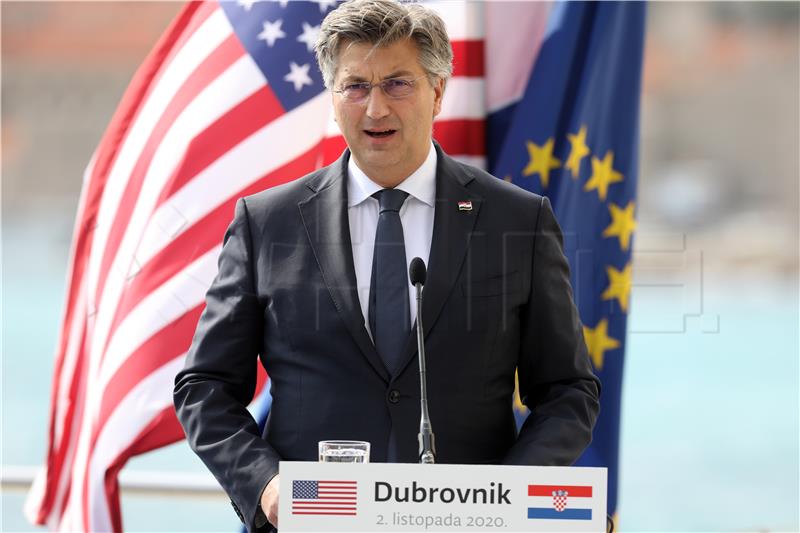 Plenković i Pompeo održali zajedničku tiskovnu konferenciju