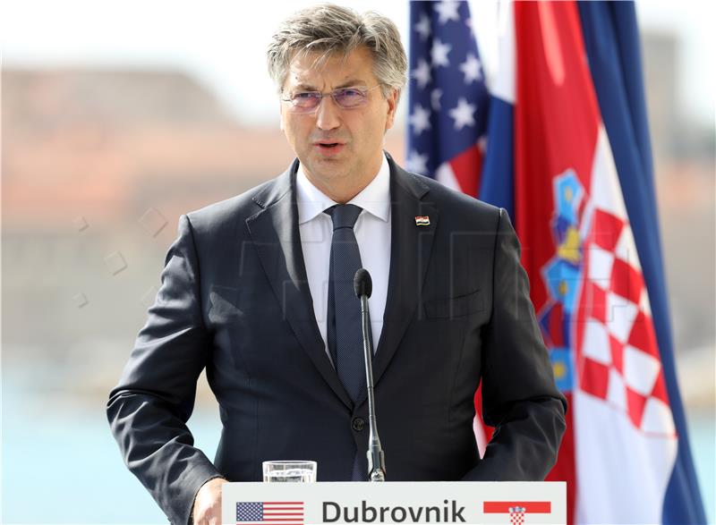 Plenković i Pompeo održali zajedničku tiskovnu konferenciju