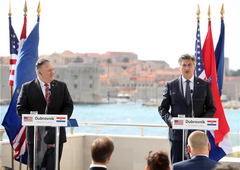 Plenković i Pompeo održali zajedničku tiskovnu konferenciju