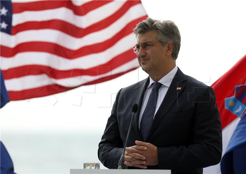 Plenković i Pompeo održali zajedničku tiskovnu konferenciju